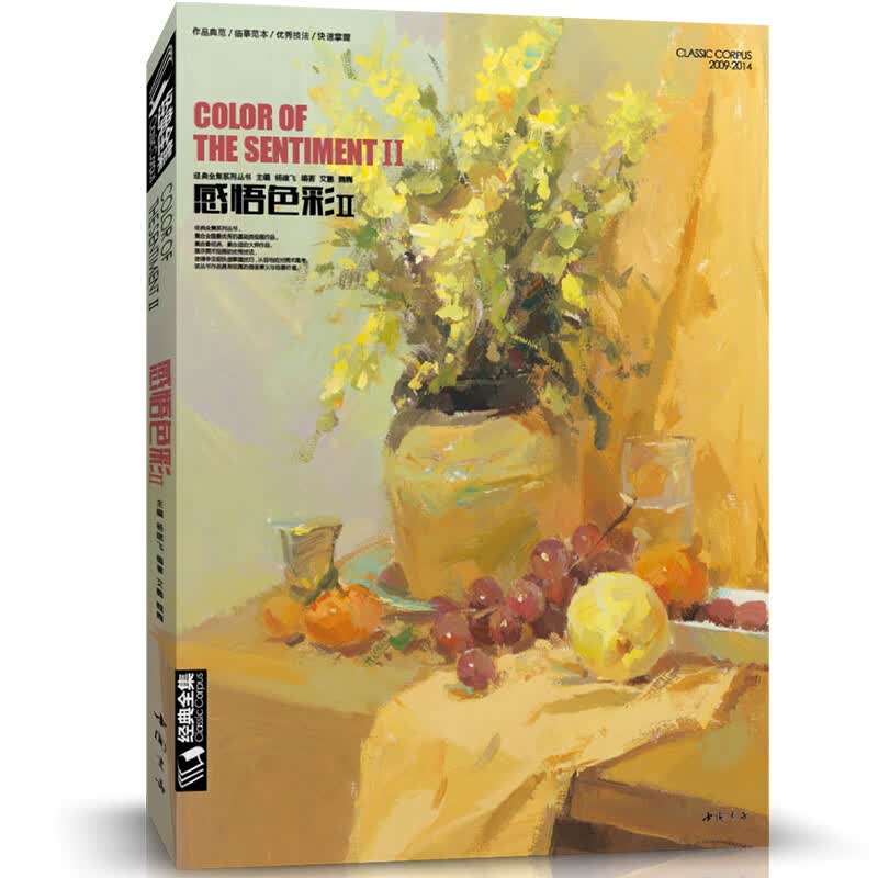 经典全集《感悟色彩II》静物水粉书籍临摹教程中国美院名师范本写生与光线校高联考画照片临本基础知识入门教材