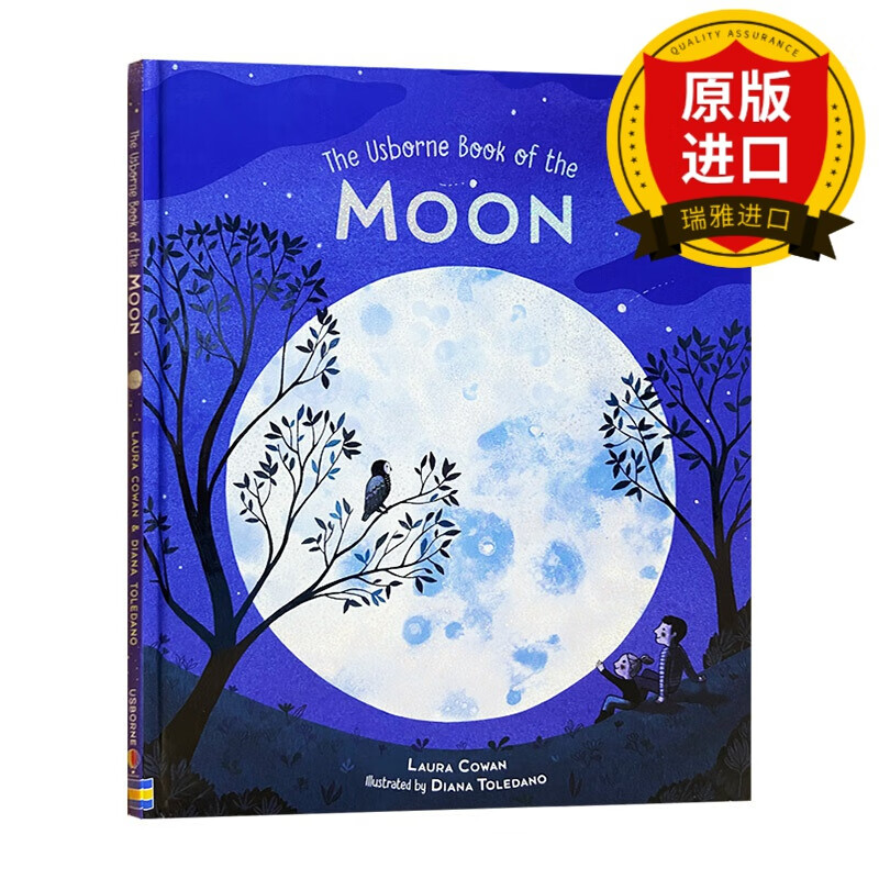 英文原版 月亮 科普认知 绘本 the usborne book of the moon