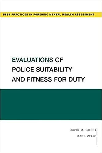 预订 evaluations of police suitability and fitness for duty