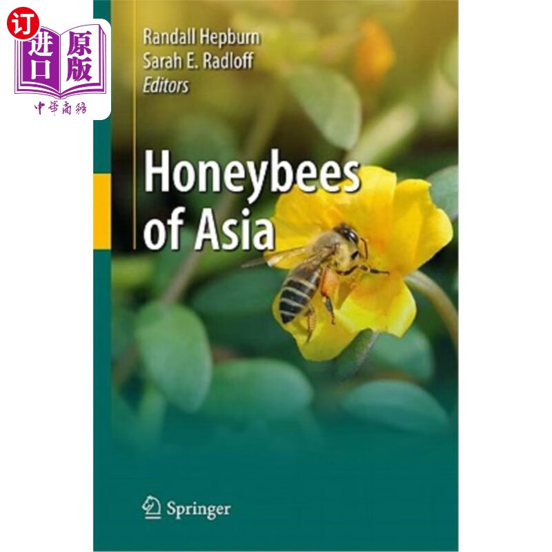 海外直订honeybees of asia 亚洲的蜜蜂
