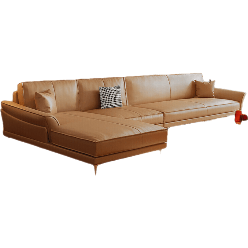 季勤 沙发 2022新款科技布沙发组合意式极简布艺沙发简约现代客厅大小户型转角北欧布艺沙发家具 双位+左/右贵妃 2.76米 瑞士工艺防水科技布 (4CM天然乳胶+高密海绵)