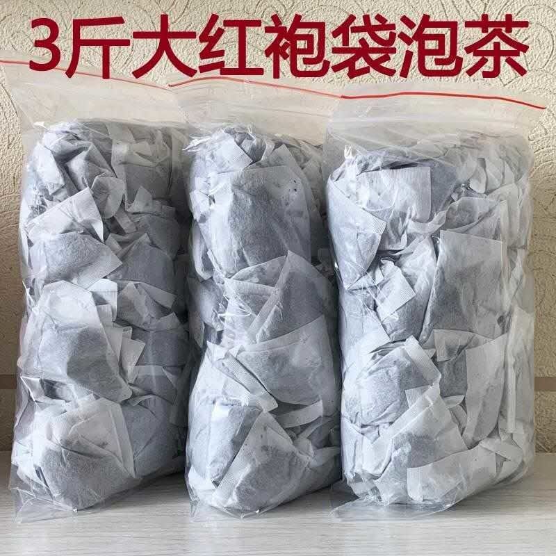 芝易大紅袍茶末袋泡茶2023大紅袍茶末做的茶包 飯店大排檔用茶工作茶 3斤(270包左右)