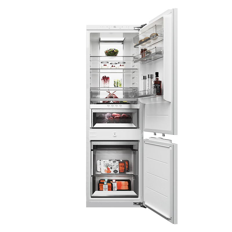 daogrs意大利 K7xs变频嵌入式冰箱内嵌式隐藏式橱柜高端定制家用十字四开门超薄大容量家用 K7xs-275L容量