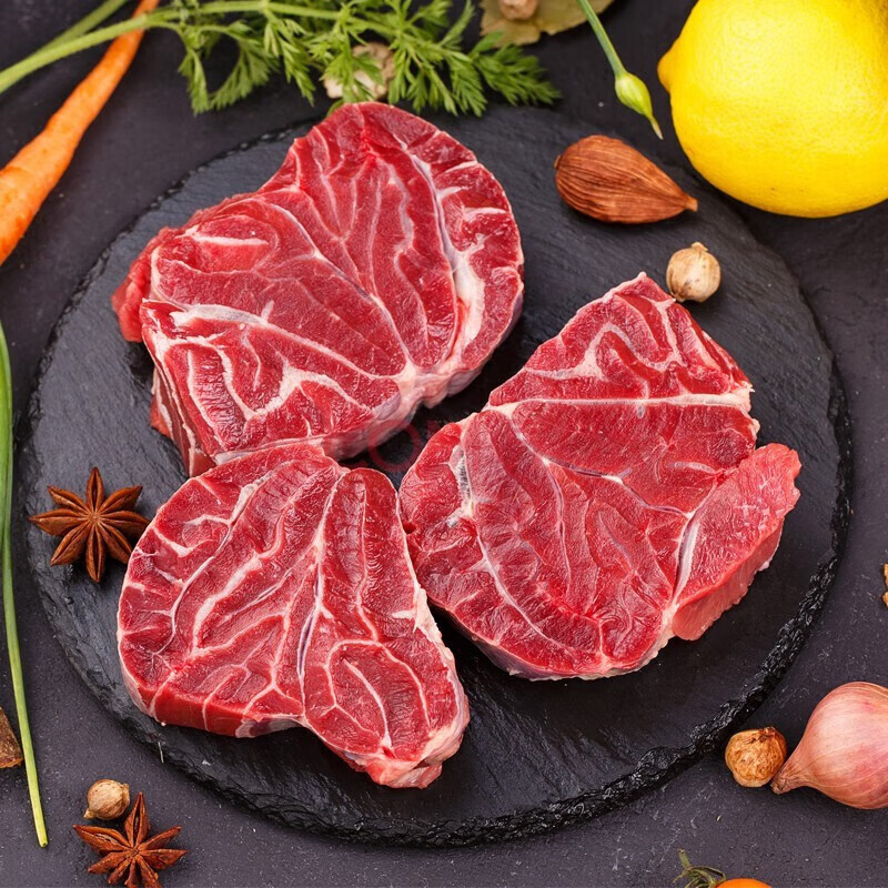 伊舜新鲜原切黄牛腱子多筋牛腱生鲜牛肉腱子心芯 多筋牛腱3000克