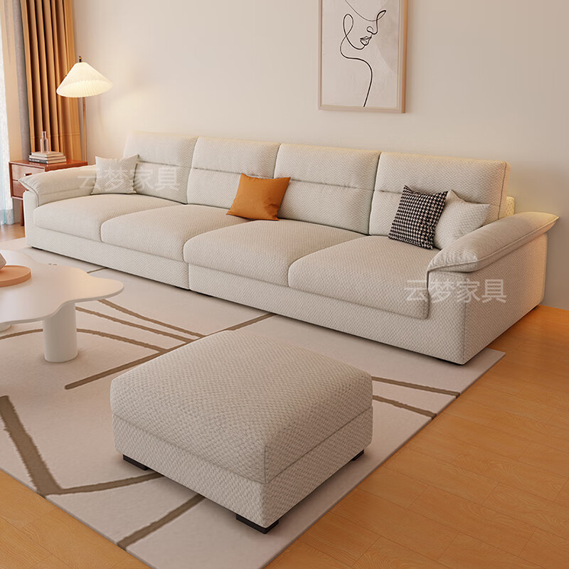 红苹果(red apple)red apple品质布艺沙发科技棉麻简约现代北欧轻奢