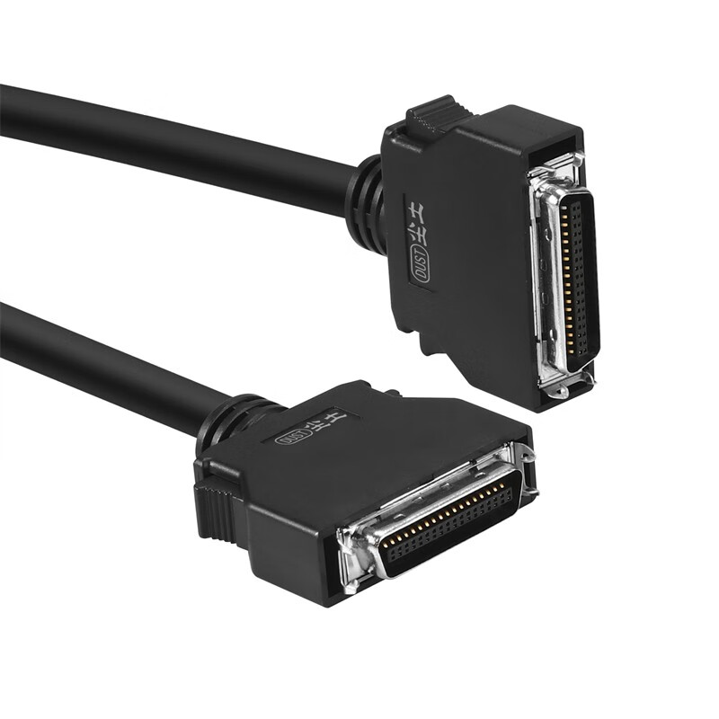 尘土 scsi连接线cn14pcn26p cn36p cn50pin连接线公对公弹片式scsi