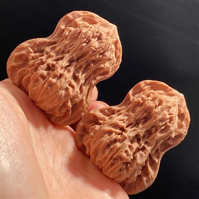 黛丝美核桃文玩天然异形葫芦福禄盘玩白茬打底精挑精品桃核美好寓意