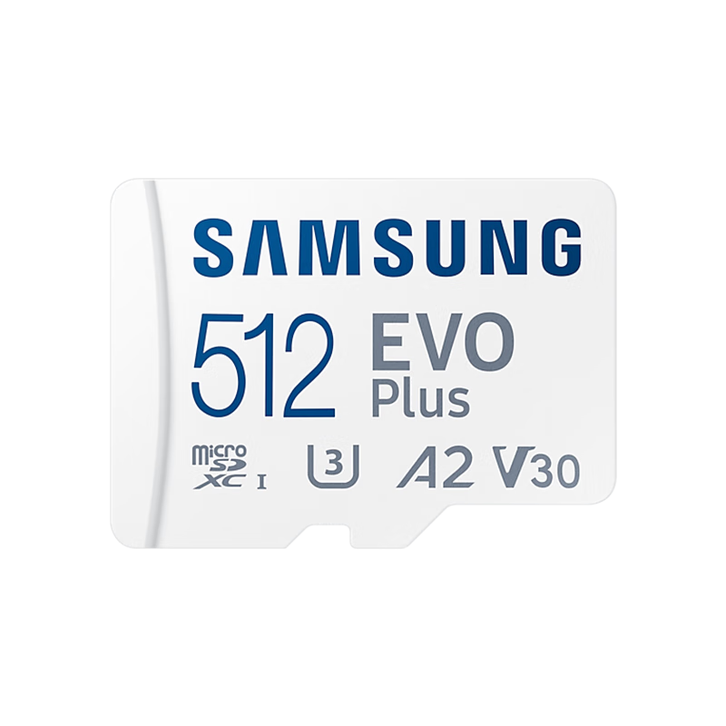 ǣSAMSUNG512GB TF(MicroSD)洢 EVO׿ U3A2V30 ֻƽϷڴ濨 ֧4KƵ 160MB/sд120MB/s243.78Ԫ