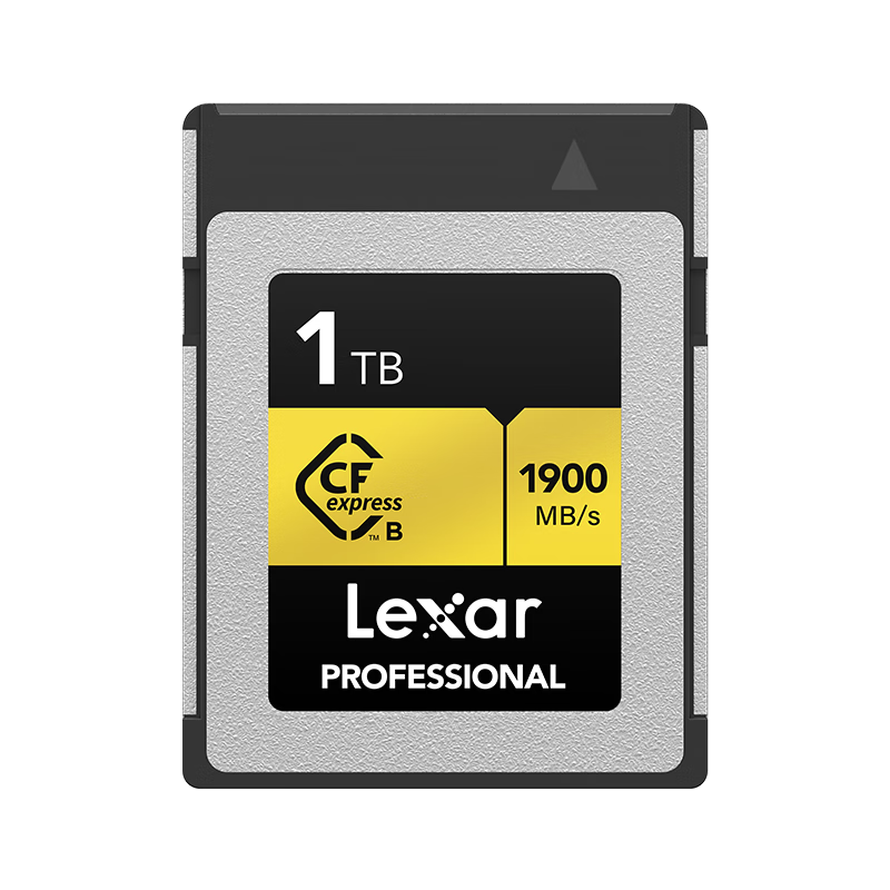 Lexar 雷克沙 1TB CFexpress Type B存储卡 GOLD PRO系列 读1900MB/s 写1500MB/s 高速影像卡