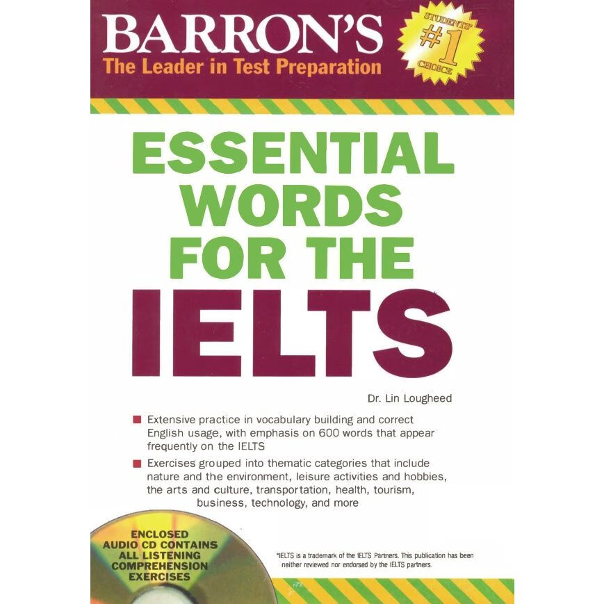 Barron’s Essential Words for the IELTS with 纸质书