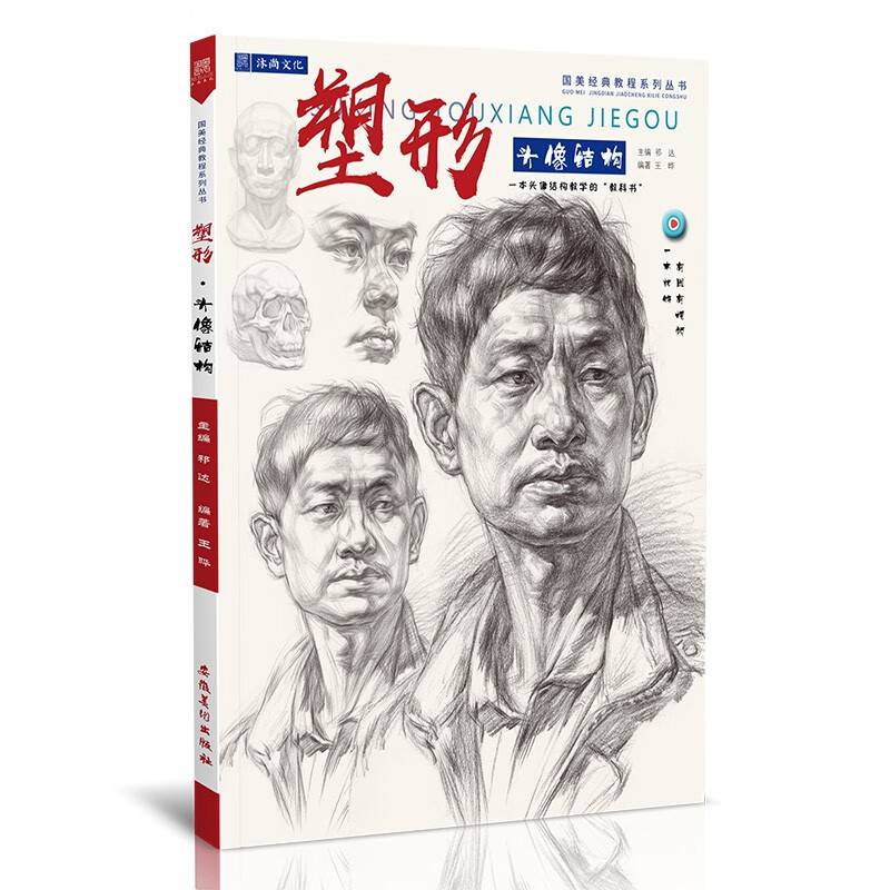 基础人物素描头像临摹范本解析结构造型步骤素描头像照片对画入门书