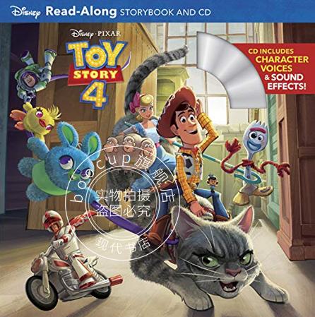 现货 玩具总动员4 英文原版 toy story 4 read-along storybo