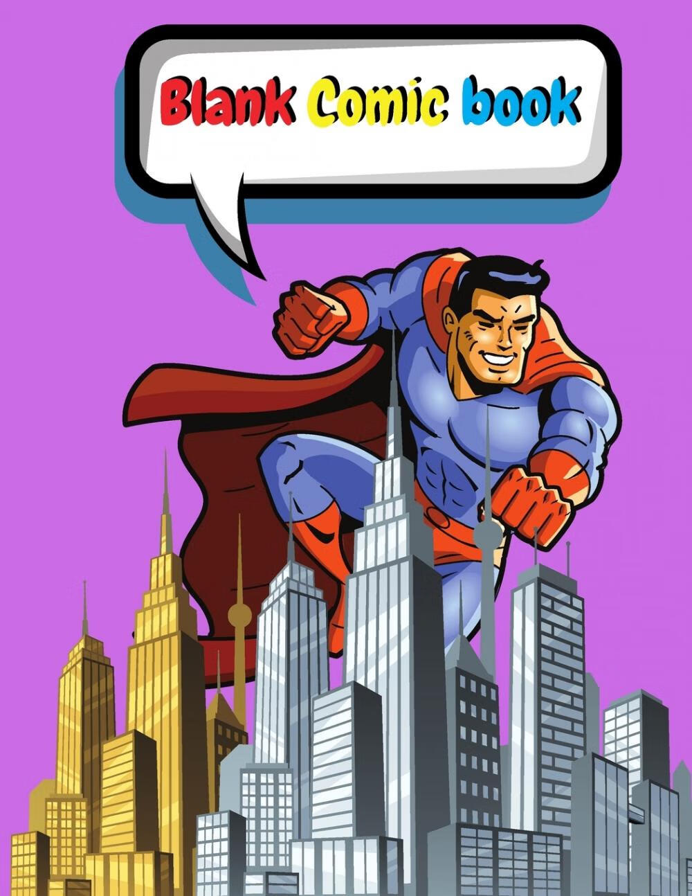 【预售 按需印刷】comic book blank for kids