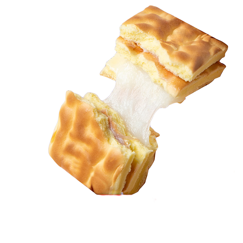 諾貝達(dá)虎皮蛋糕夾心零食早餐追劇手撕網(wǎng)紅解饞食品批發(fā) 整箱500g 虎皮蛋糕（芋泥肉松味）500g*1箱