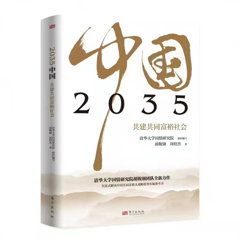 2035中国 共建共同富裕社会 清华大学国情研究院组织编写 胡鞍钢 周绍杰 著 人民东方出版社 共同富裕 小康社会