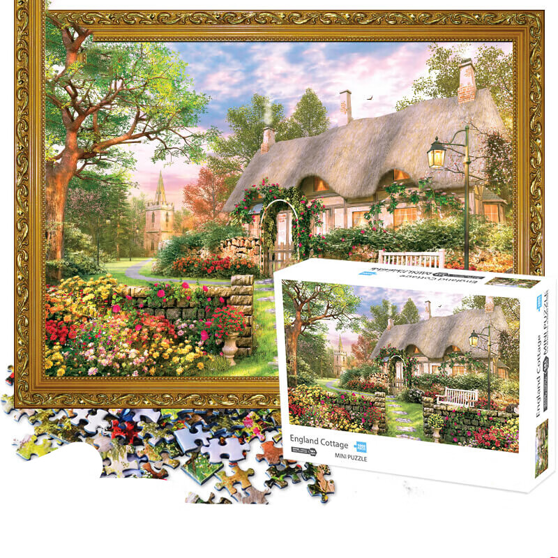 万代yufanniao一千拼图拼图拼图 英伦小屋(迷你1000片)