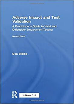 预订 adverse impact and test validation