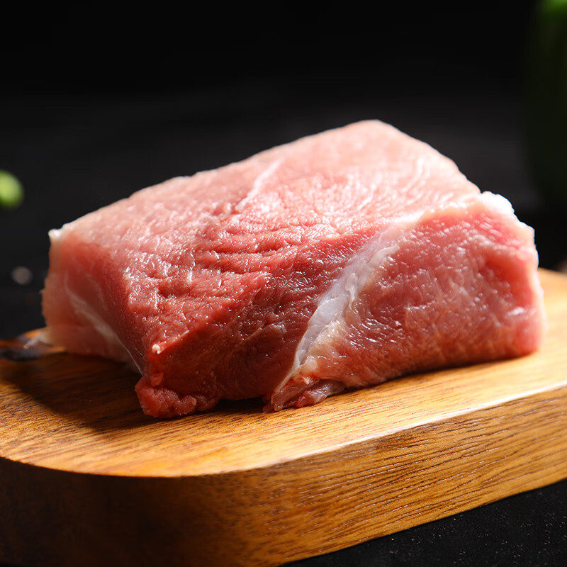 猪领鲜东辽黑猪纯精瘦肉400g新鲜林间散养黑猪肉家养土猪肉瘦肉