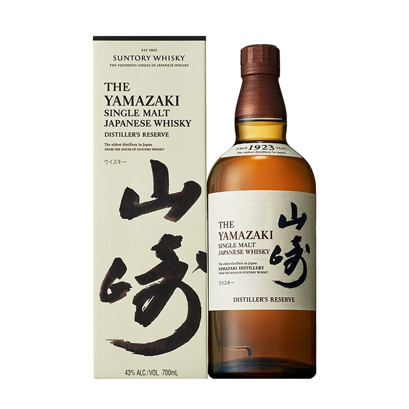 Suntory/������ ɽ��1923 43�� ��һ��ѿ��ʿ�� 700ml ��ƿ����װ