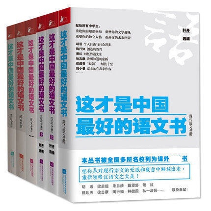 这才是中国最好的语文书系列 共6册