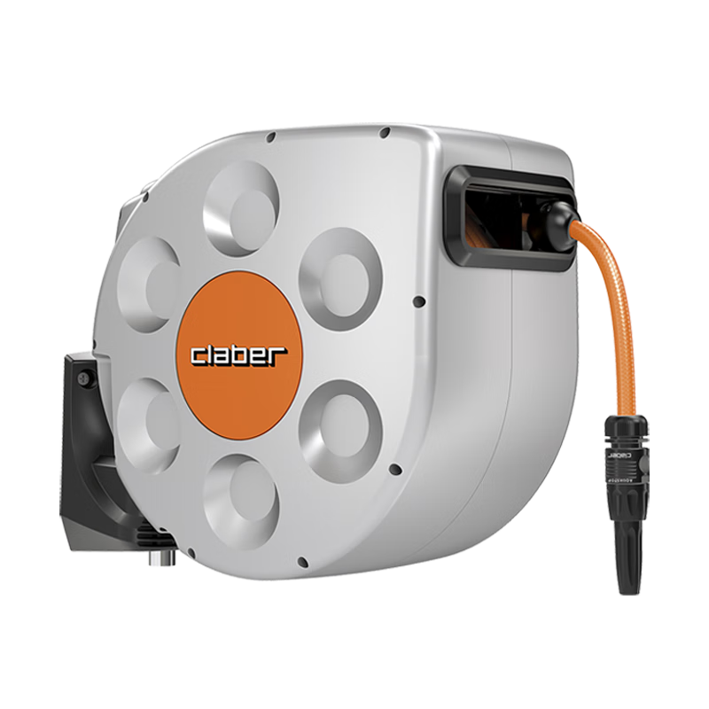 嘉霸戶外澆花神器水管車花園水管高壓洗車水管接水龍頭掛壁式收納架 10米伸縮水管車套裝