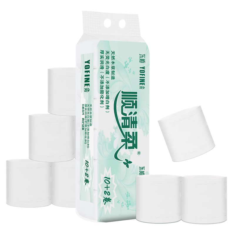 顺清柔环保系列：5层150g*12卷价格走势，值得一试！|查卷纸价格App哪个比较好