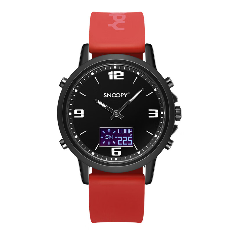 史努比(snoopy)智能手表男运动计步防水电子表潮流学生马拉松户外多