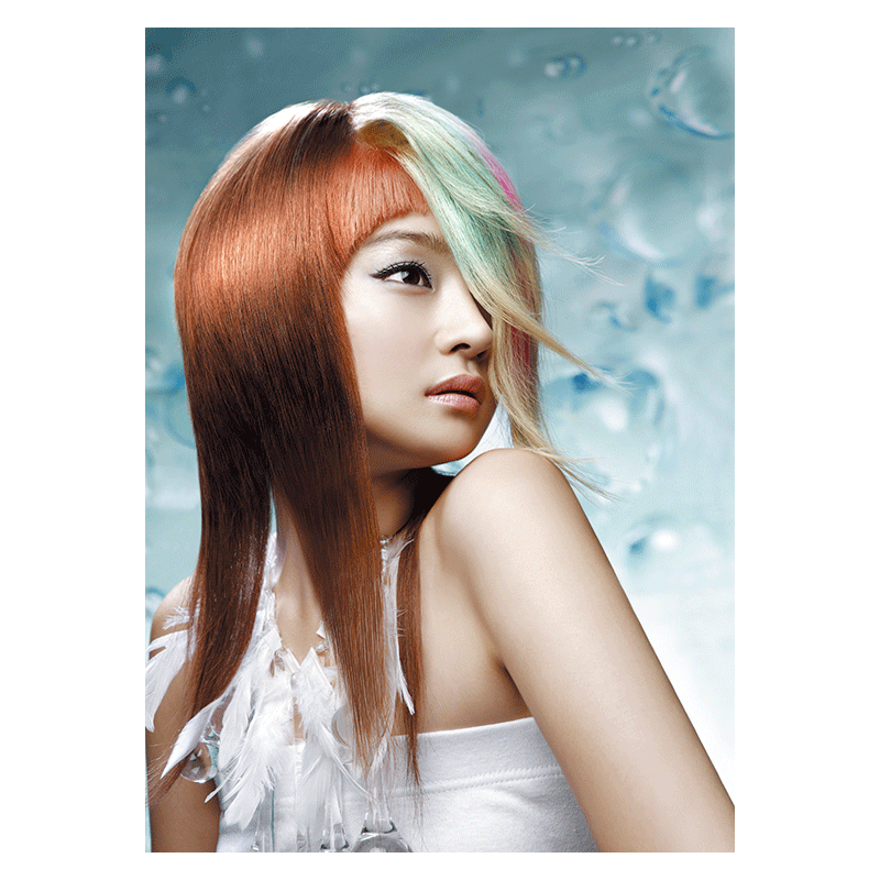 时尚美发造型宣传画挂图海报发型设计美女理发店图片墙贴纸gy17 gy17