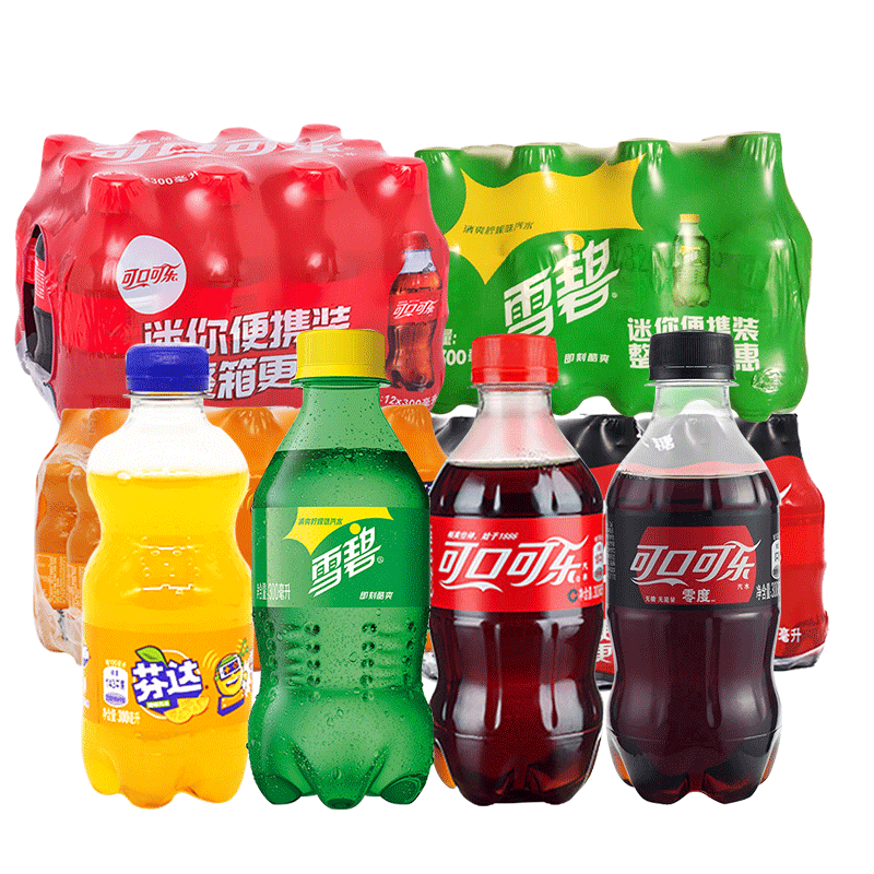 可口可乐碳酸饮料 【零度】无糖可乐6瓶