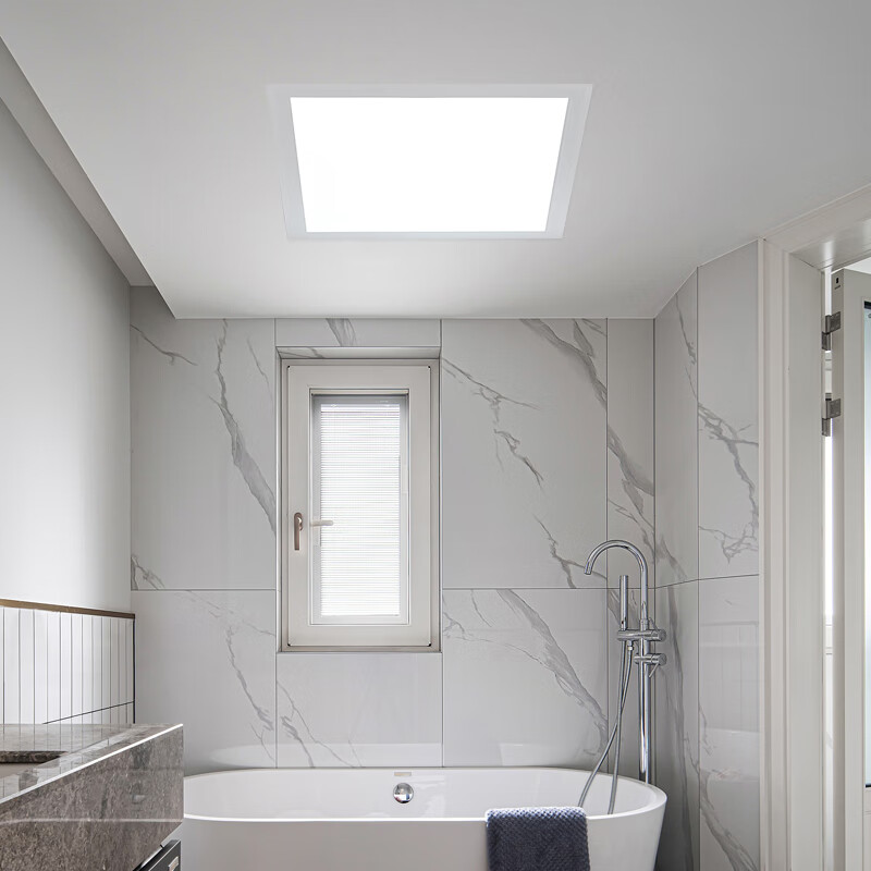 超莱威 led厨卫灯集成吊顶灯卫生间浴室灯嵌入式面板灯方形铝扣板平板