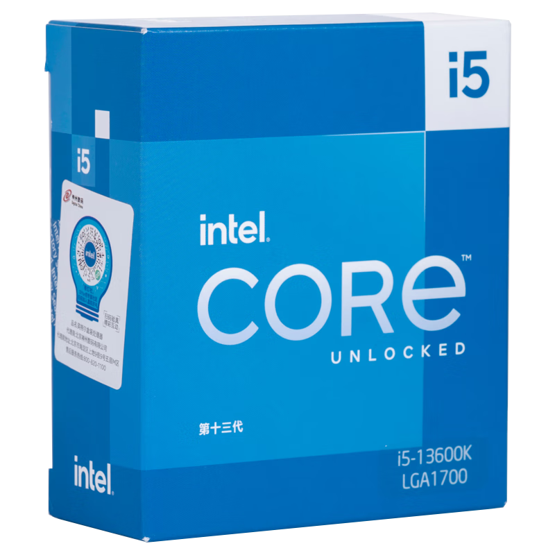 intel 英特尔 酷睿 i5-13600K CPU 5.1GHz 14核20线程