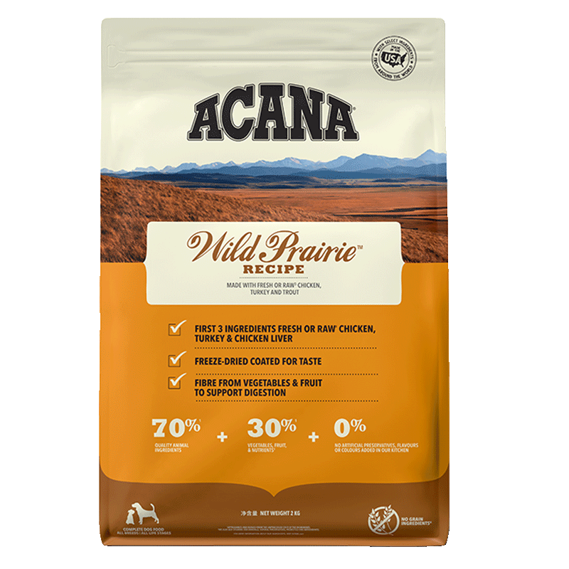 ACANA 爱肯拿 农场盛宴系列 鸡肉味全犬全阶段狗粮 2kg