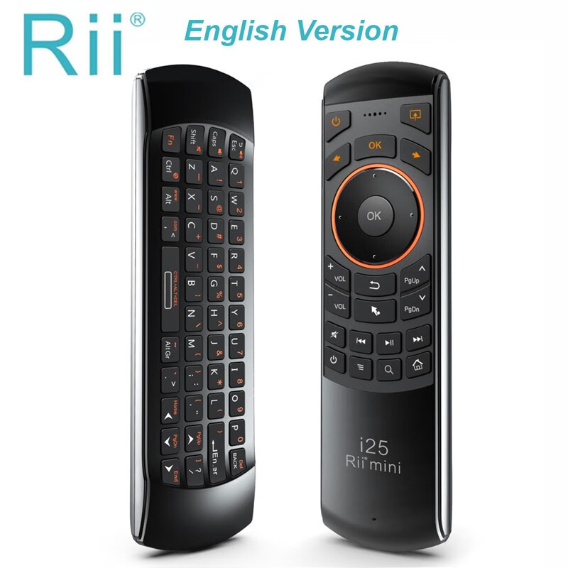 Rii i25智能遥控器 带红外学习功能 智能电视 机顶盒 遥控风扇 共用一个人遥控器