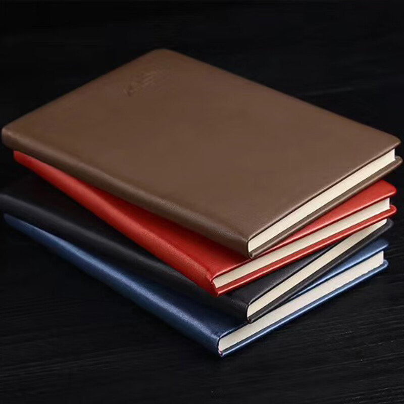 德仕通(dston) 企业商务软皮本定做公司定制logo印刷活页本带扣记事本