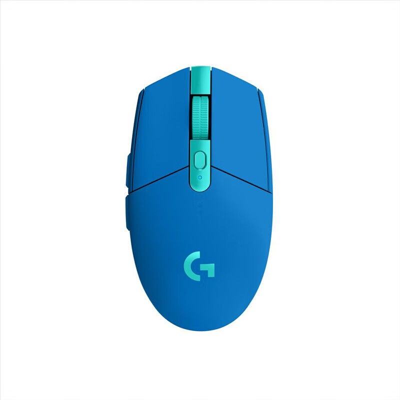罗技（G） G304 LIGHTSPEED 无线游戏鼠标 电竞吃鸡鼠标 轻质便携 绝地求生鼠标宏编程 蓝色