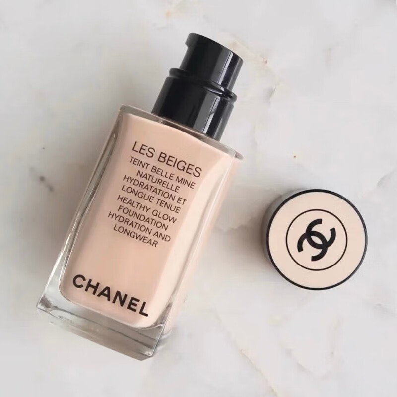 香奈儿(chanel)米色时尚粉底液青春光彩粉底液30ml  果冻瓶b10#米白色