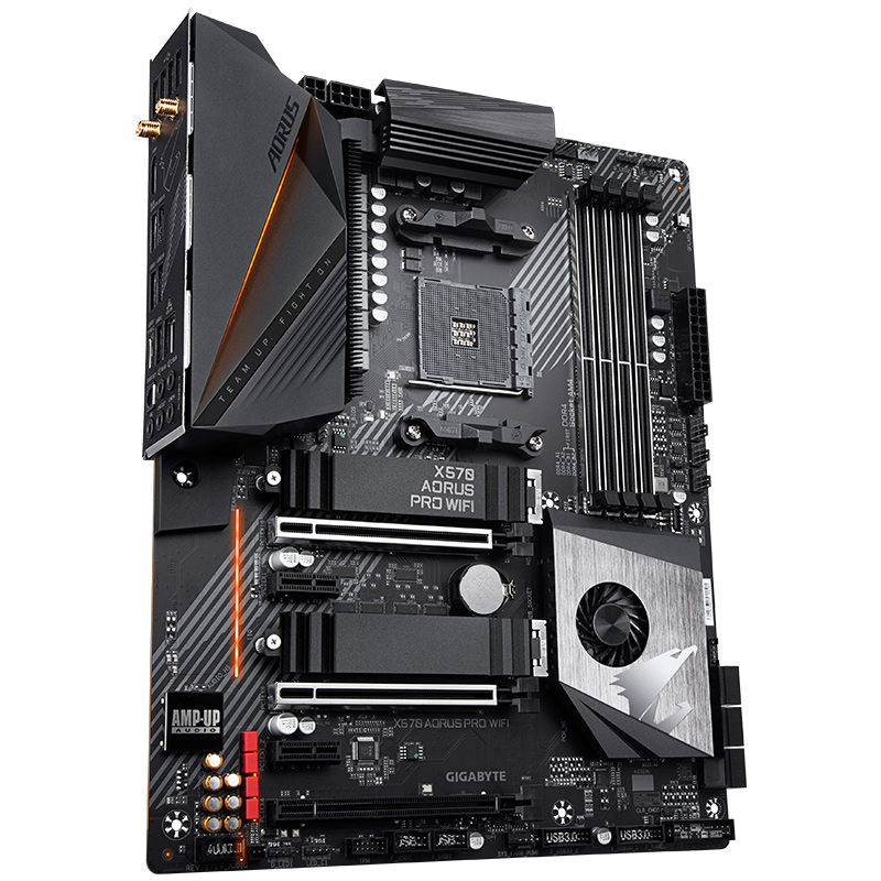 技嘉 小雕PRO X570 AORUS PRO WIFI 主板 支持WIFI6/5800X/5900X/3900X/3080/3090（AMD X570/socket AM4)