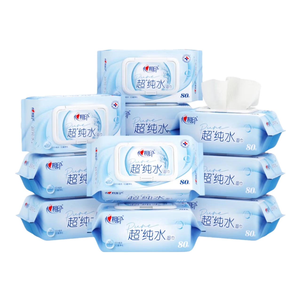 ����ӡ EDI����ˮʪ�� 80Ƭ*12�� �ֿ�ʪֽ�� �ºͲ����ƾ� ��ͥ�ڻ� 85.32Ԫ/������170.64Ԫ��