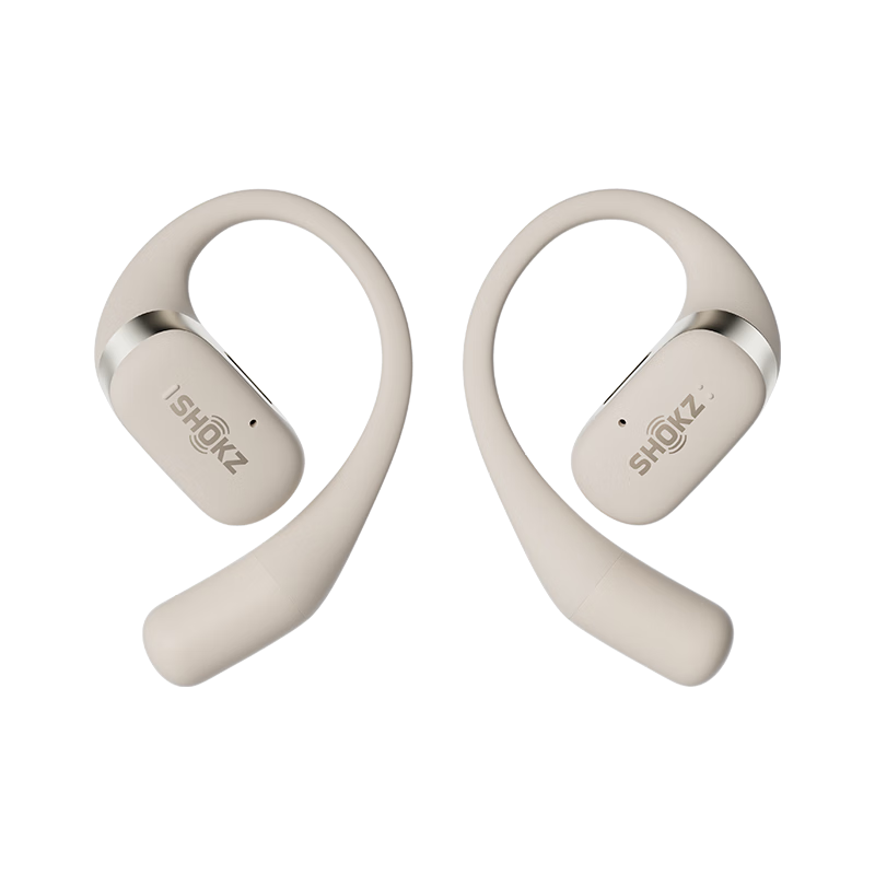 韶音（SHOKZ）舒适圈OpenFit开放式蓝牙耳机不入耳运动跑步长续航通话降噪T910 暖日白