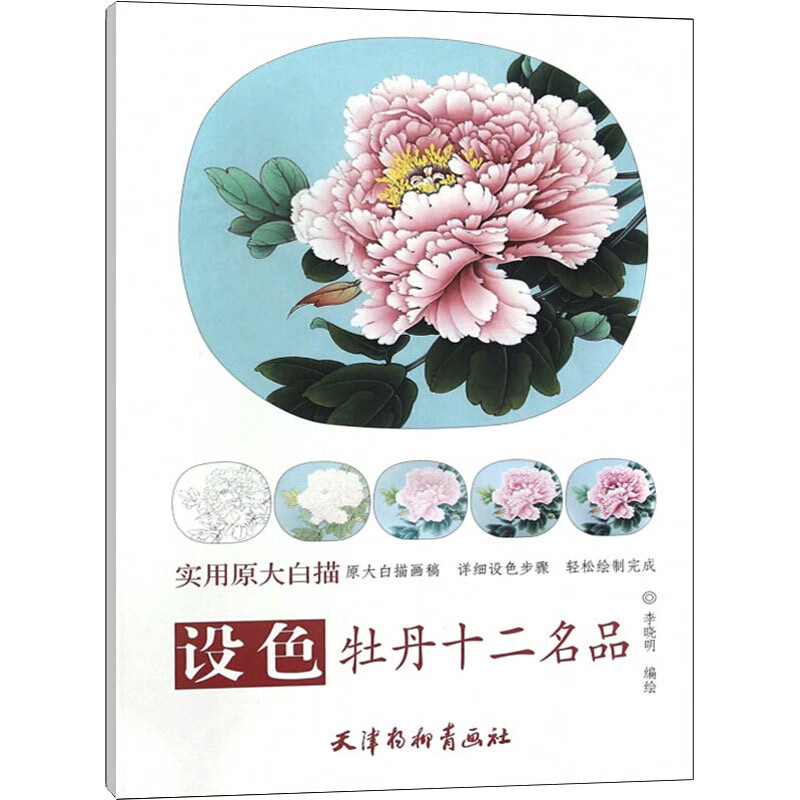 设色牡丹十二名品