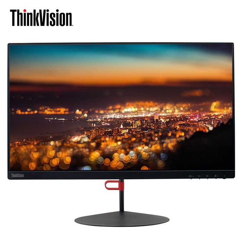 联想（ThinkVision）23.8英寸IPS屏 纤薄窄边框 高清广视角全金属支架 电脑显示器（VGA HDMI接口）X24i-20