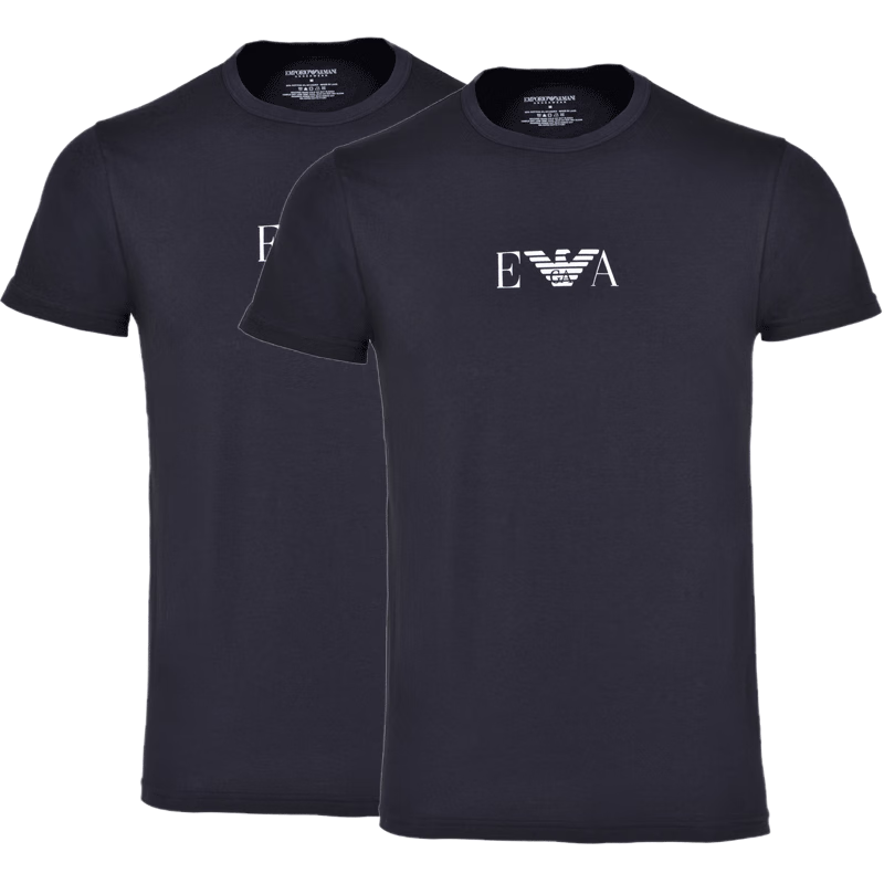 EmporioArmaniEA阿玛尼男士圆领LOGO短袖T恤2件装价格走势分析与购买攻略