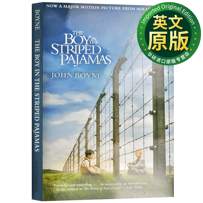 穿条纹衣服睡衣的男孩 英文原版 The Boy in the Striped Pajamas 历史小说 Boyne, John