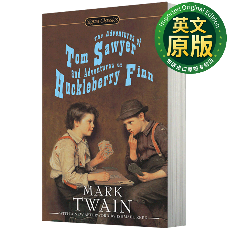 汤姆索亚历险记和哈克贝利费恩历险记 英文原版 Adventures of Tom Sawyer Twain, Mark 马克吐温
