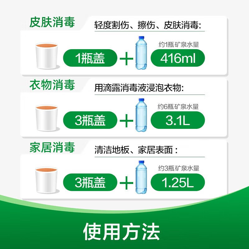 滴露家居消毒液1.8L 室内除螨宠物环境消毒衣物除菌剂JTT 1.8L 1瓶