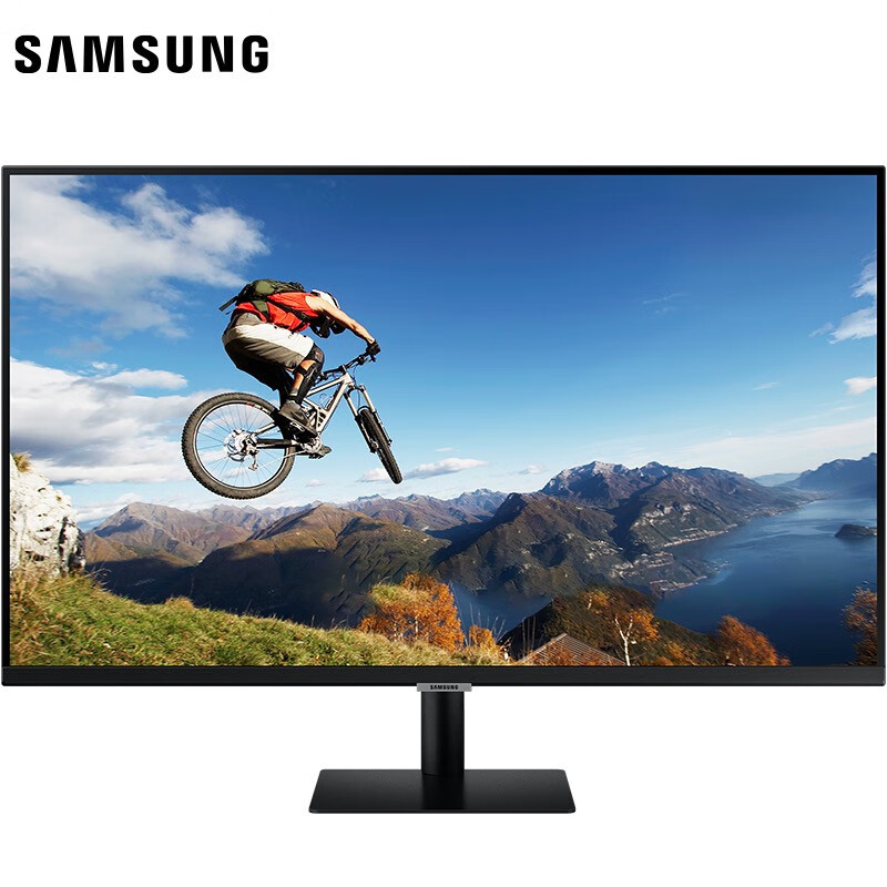 三星（SAMSUNG）32英寸4K Type-C 65w 窄邊框 無線投屏 海量app 藍(lán)牙鏈接 Tizen系統(tǒng) 智慧顯示器(S32AM700UC)