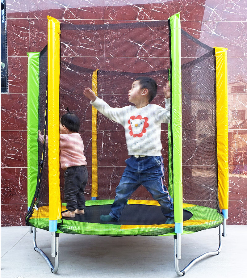 商用蹦蹦床家用儿童室内小孩户外健身幼儿园带护网大型跳跳床 5英尺1.