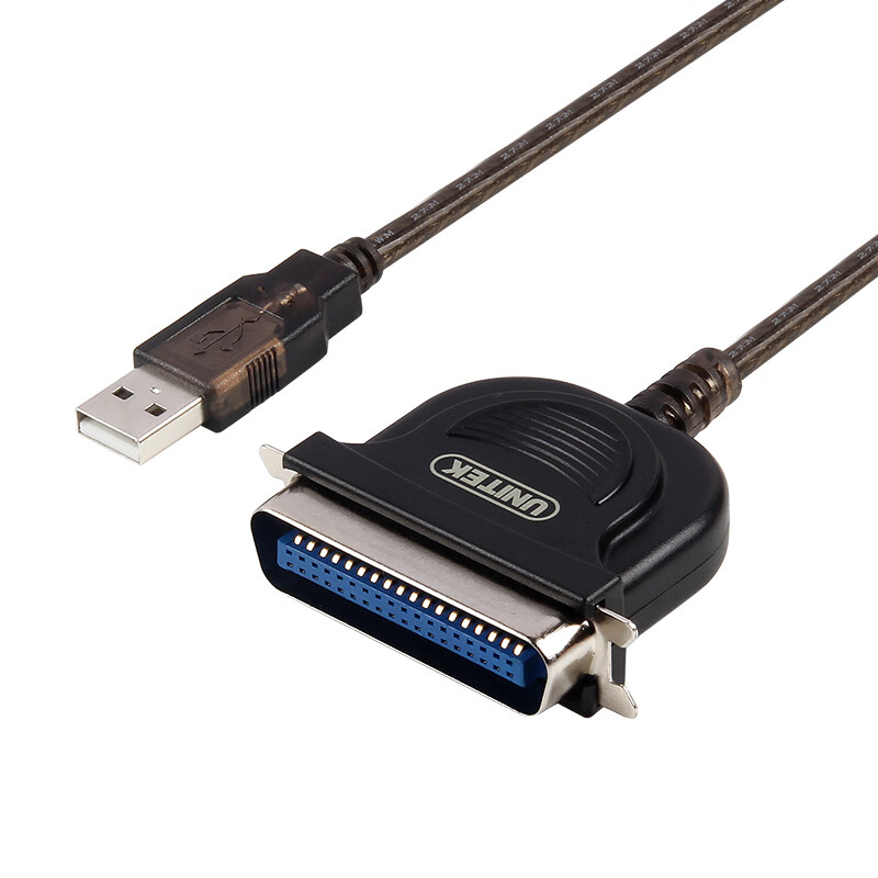 cn36针数据连接台式电脑线老式打印机接口转接线打印线usb转25针36针