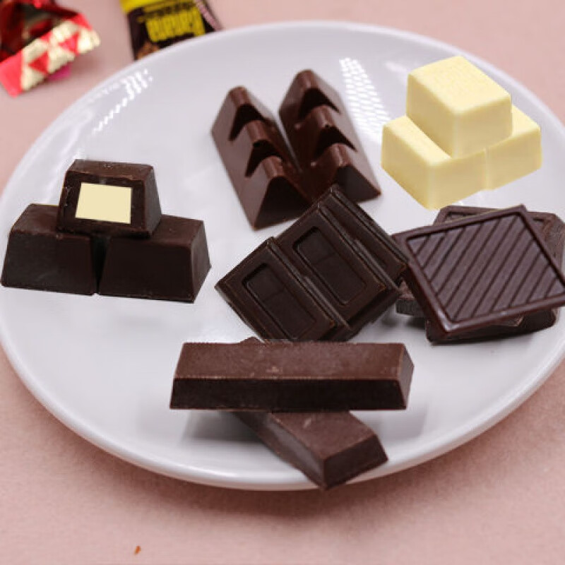 【3斤超实惠】巧克力黑白巧克力夹心巧克力喜糖糖果零食1500-100g 巧克力混装100g袋装(量少)