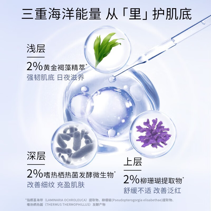 安修泽海藻精华 酵母补水高保湿呵护屏障维稳 40ml